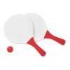 Set tennis de plage rouge | sans marquage | non disponible | non disponible | non disponible