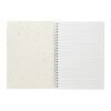 Carnet A5 couv. papier semence blanc | sans marquage | non disponible | non disponible