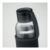 Bouteille verre recyclé 500 ml noir | sans marquage | non disponible | non disponible | non disponible