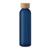 Bouteille verre dépoli 500ml bleu transparent | sans marquage | non disponible | non disponible | non disponible