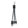 Câble de charge 4 en 1 type C noir | sans marquage | non disponible | non disponible | non disponible