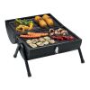 Barbecue portable avec cheminée noir | sans marquage | non disponible | non disponible