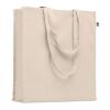 Sac shopping en coton bio couleur naturelle beige | sans marquage | non disponible | non disponible | non disponible