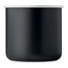 Tasse en acier inox recyclé noir | sans marquage | non disponible | non disponible | non disponible