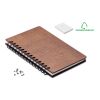Carnet A5 GROWBOOK™ marron | sans marquage | non disponible | non disponible