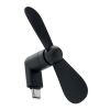 Ventilateur USB portable noir | sans marquage | non disponible | non disponible