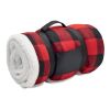 Couverture polaire sherpa RPET rouge | sans marquage | non disponible | non disponible | non disponible