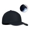 Casquette en coton LED à 5 pans noir | sans marquage | non disponible | non disponible | non disponible