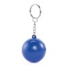 Porte-clés boule en PU bleu | sans marquage | non disponible | non disponible