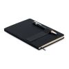 Carnet RPET A5 avec stylo noir | sans marquage | non disponible | non disponible | non disponible