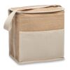 Sac isotherme toile et jute 3L beige | sans marquage | non disponible | non disponible | non disponible