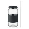 Gobelet en verre 550ml noir | sans marquage | non disponible | non disponible