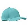 Casquette baseball à 5 pans turquoise | sans marquage | non disponible | non disponible | non disponible