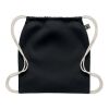 Sac à cordon Fairtrade 180gr noir | sans marquage | non disponible | non disponible | non disponible