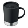 Mug simple paroi 300ml noir | sans marquage | non disponible | non disponible
