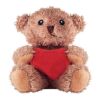 Petit ours peluche avec cœur rouge | sans marquage | non disponible | non disponible | non disponible