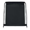 Sac cordon pour enfants RPET noir | sans marquage | non disponible | non disponible | non disponible