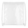 Sac à cordon transparent blanc | sans marquage | non disponible | non disponible