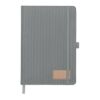Carnet A5 rigide en RPET gris | sans marquage | non disponible | non disponible | non disponible