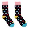Chaussettes motifs amusants L noir