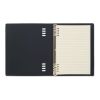 Cahier A5 rechargeable en PU noir