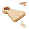 Support décapsuleur en bambou bois