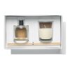Set bougies et diffuseur blanc