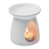 Brûleur de parfum vanille blanc