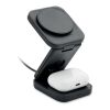Station de charge pliable 3en1 noir