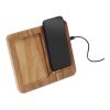 Cadre acacia et chargeur 15W bois
