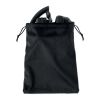 Casque pliable et pochette noir