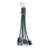Porte-clés 3-en-1 noir