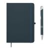 Set carnet A5 et stylo Marine foncé