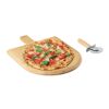 Planche et roulette à pizza bois