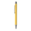 Stylo bille aluminium recyclé jaune