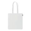 Sac shopping en RPET laminé blanc | sans marquage | non disponible | non disponible | non disponible