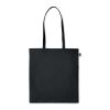 Sac shopping en coton organique noir | sans marquage | non disponible | non disponible | non disponible