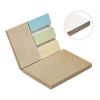 Bloc post-it avec couverture à planter blanc | sans marquage | non disponible | non disponible