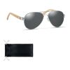 Lunettes de soleil en bambou noir | sans marquage | non disponible | non disponible | non disponible