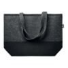 Sac shopping en feutre RPET gris foncé | sans marquage | non disponible | non disponible | non disponible