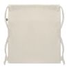 Sac à cordon en coton recyclé beige | sans marquage | non disponible | non disponible | non disponible