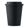 Gobelet double paroi PP 300 ml noir | sans marquage | non disponible | non disponible