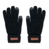 Gants tactiles en RPET Noir | sans marquage | non disponible | non disponible | non disponible