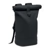 Rolltop washed canvas backpack noir | sans marquage | non disponible | non disponible | non disponible