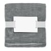 RPET fleece blanket 280 gr/m² gris foncé | sans marquage | non disponible | non disponible | non disponible
