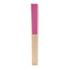 Éventail en bambou fuchsia