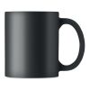 Matt coloured mug 300 ml noir | sans marquage | non disponible | non disponible