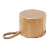 Round bamboo wireless speaker bois | sans marquage | non disponible | non disponible