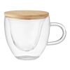 Tasse borosilicaté double paroi transparent | sans marquage | non disponible | non disponible | non disponible