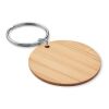 Porte-clés rond en bambou bois | sans marquage | non disponible | non disponible | non disponible